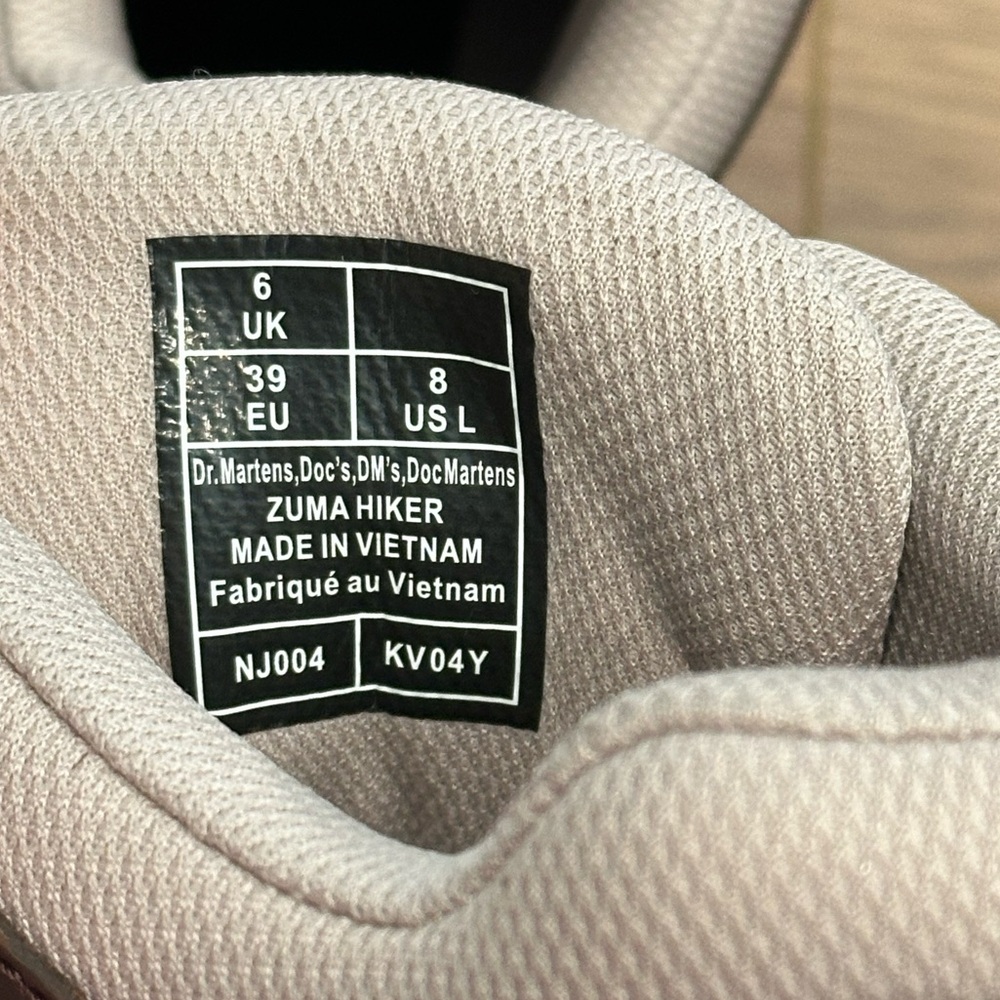 Dr. Martens Zuma Hiker Leather & Suede Hiker Style Boots in Brown Size 8 - Picture 12 of 13